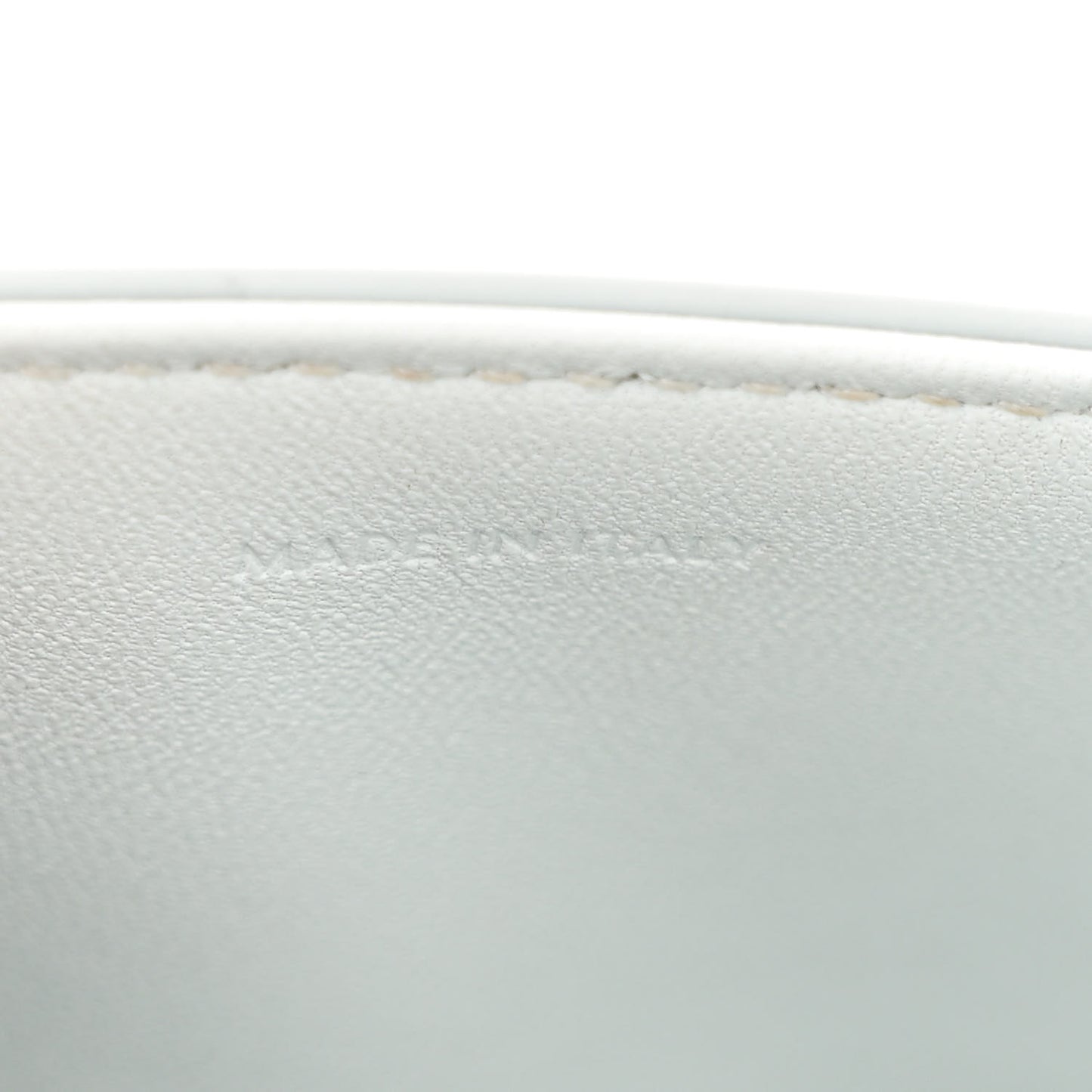 Shiny Calfskin Triomphe Shoulder Bag Soft Blue