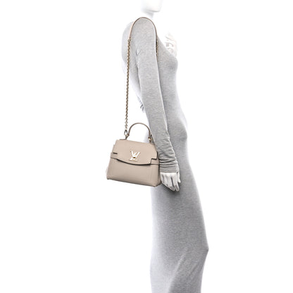 Louis Vuitton Soft Calfskin Mini Lockme Ever Greige 2 of 9