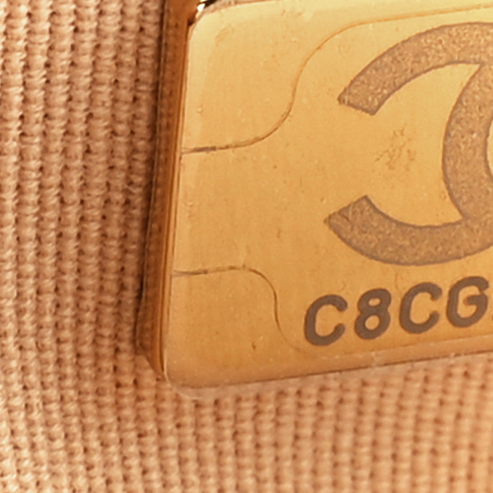 Chanel Caviar Quilted Wallet On Chain WOC Light Beige 7 of 12