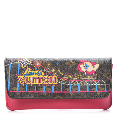 Louis Vuitton Monogram 2020 Christmas Animation Roller Coaster Woody Glasses Case Pivoine 1 of 9