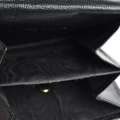Chanel Goatskin Compact CC Flap Wallet Black 14 of 22