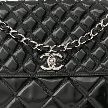 Chanel Vinyl Quilted In the Business Flap Bag Black 8 of 11