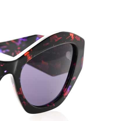 Prada Acetate Symbole Sunglasses SPR 07Y Red 7 of 7