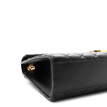 Saint Laurent Grain De Poudre Textured Mixed Matelasse Large Triquilt Monogram Satchel Black 8 of 9