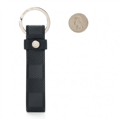 Louis Vuitton Damier Graphite LV Dragonne Key Holder 2 of 5