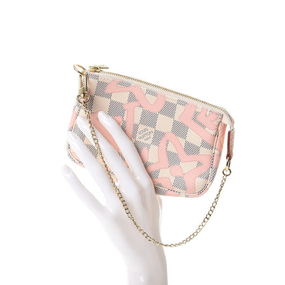 Louis Vuitton Damier Azur Tahitienne Mini Pochette Accessories 2 of 8