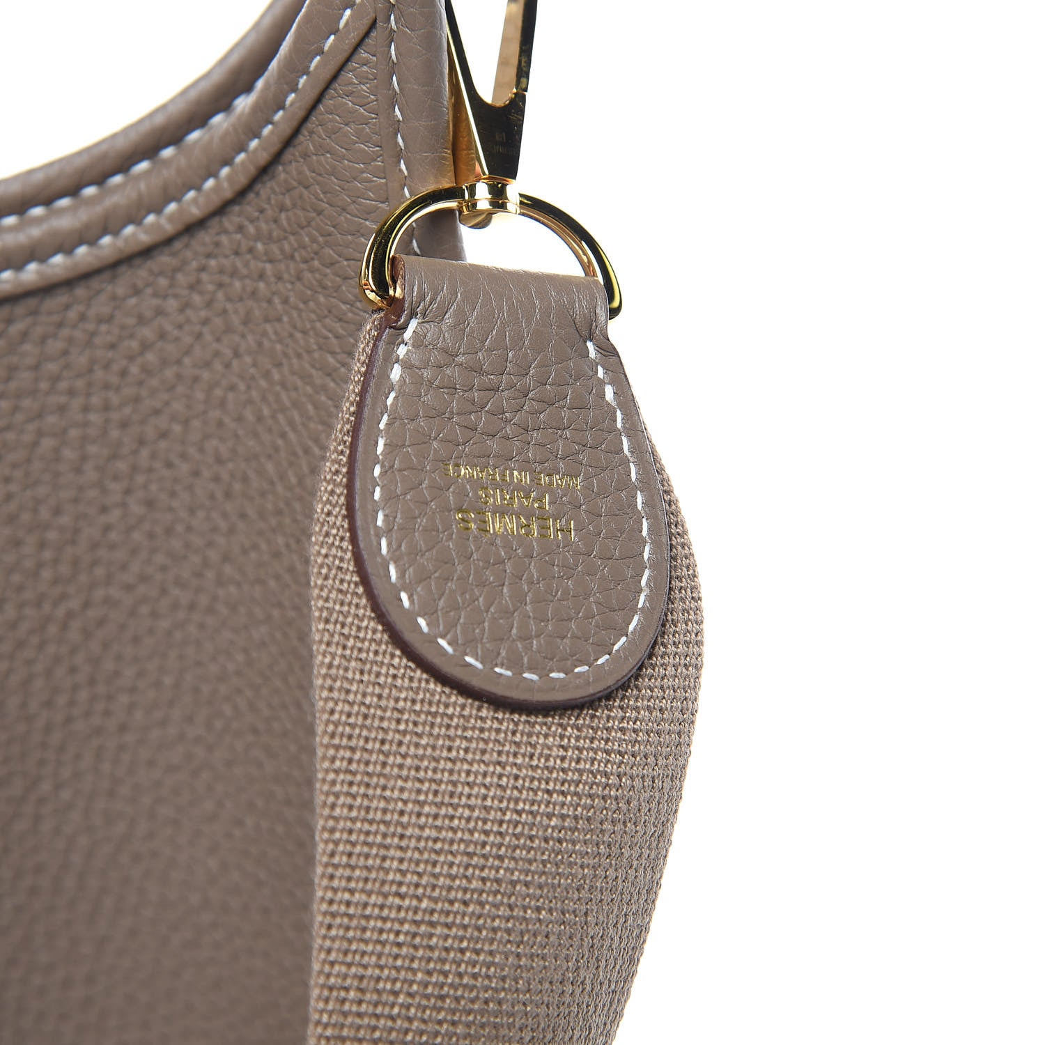 Hermes Taurillon Clemence Evelyne III PM Etoupe 8 of 11