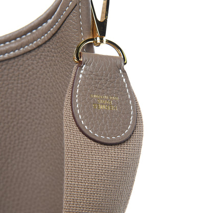 Hermes Taurillon Clemence Evelyne III PM Etoupe 8 of 11