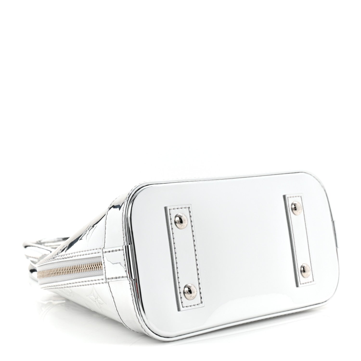 Louis Vuitton Monogram Miroir Alma BB Silver 6 of 17