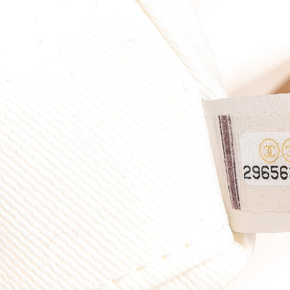 Chanel Canvas Pearl Large Deauville Tote Ecru Beige 7 of 10