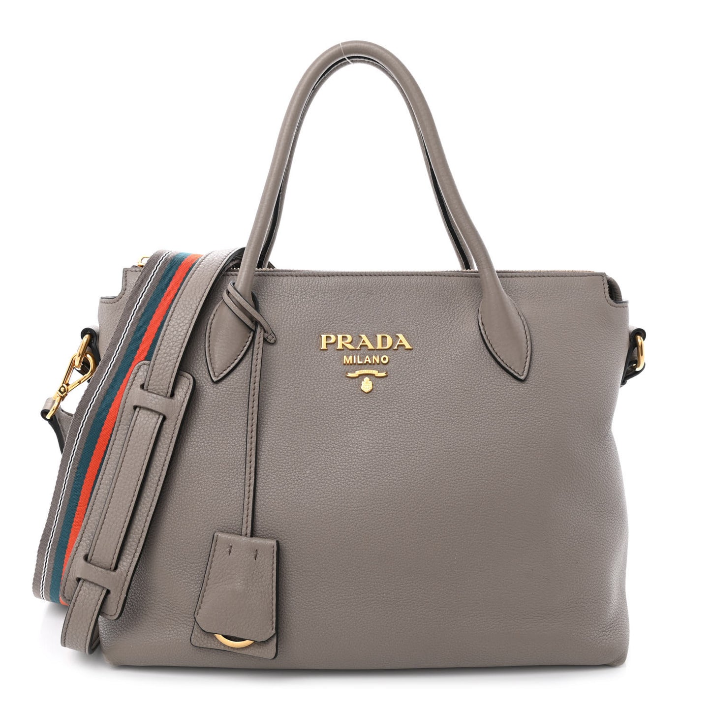 Vitello Daino Shoulder Bag Argilla