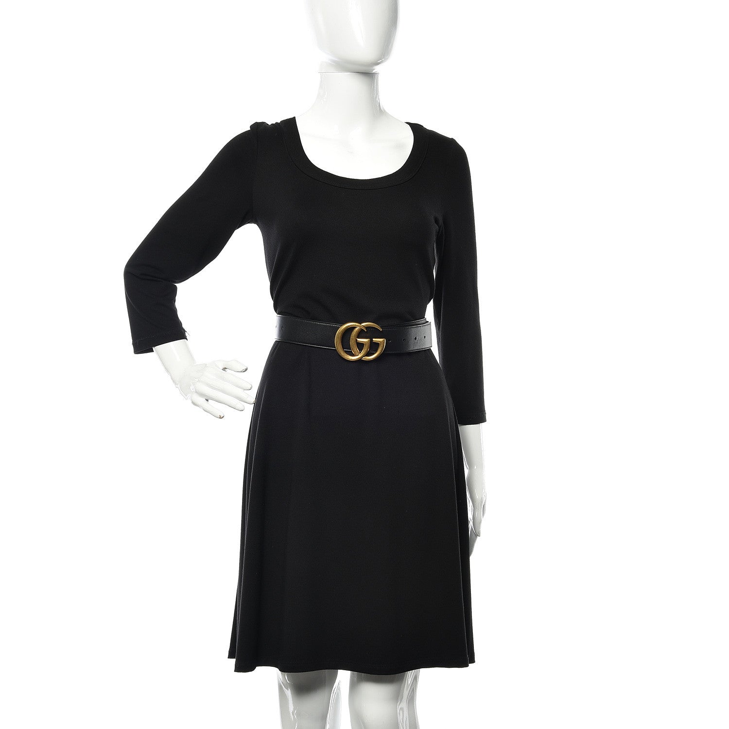 Gucci Calfskin Double G 40mm Belt 90 36 Black 2 of 7