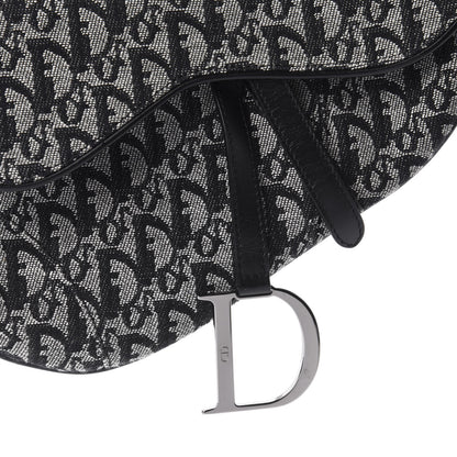 Christian Dior Monogram Saddle Bag Black 10 of 10