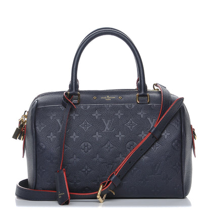 Louis Vuitton Empreinte Speedy Bandouliere 25 NM Marine Rouge 1 of 8