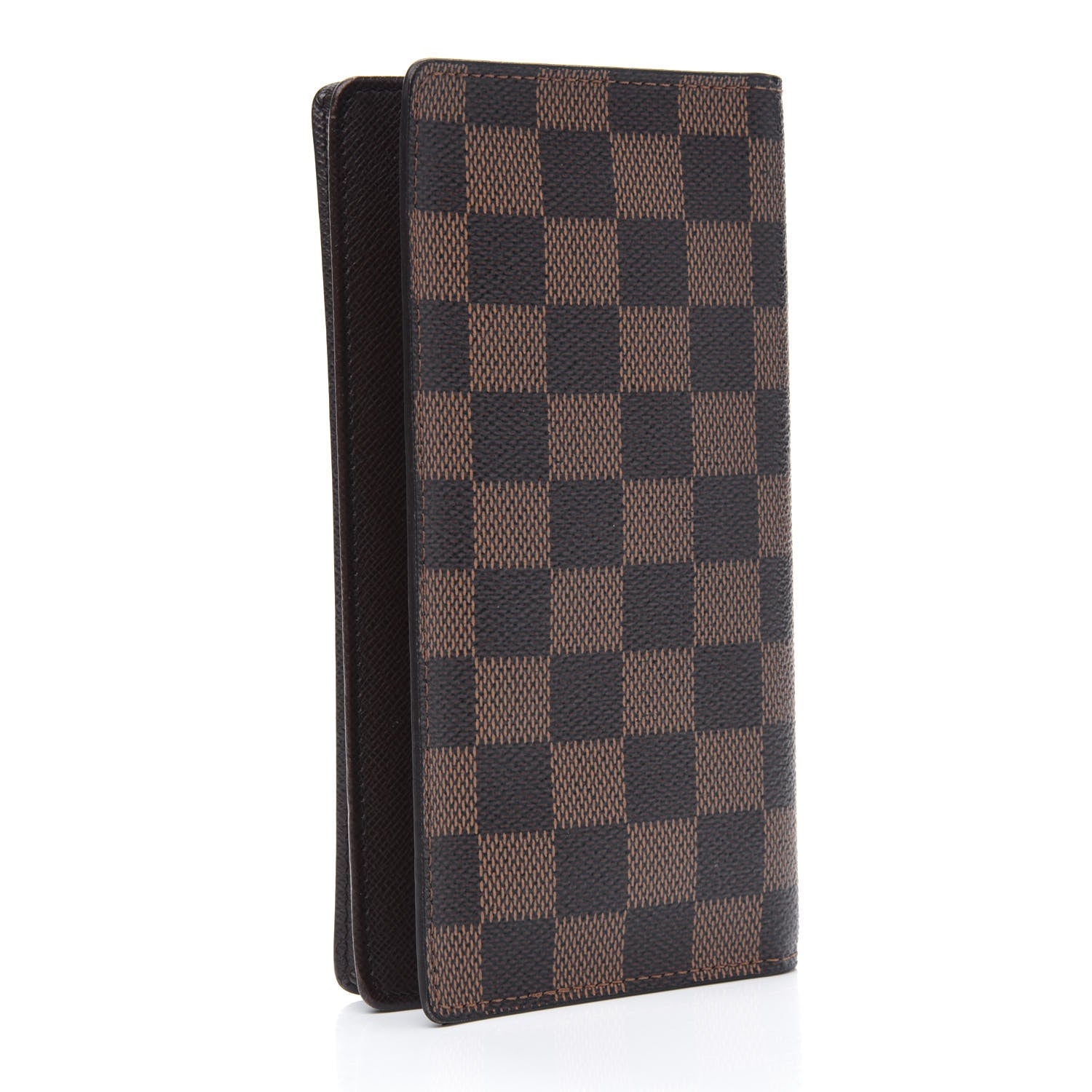 Louis Vuitton Damier Ebene Porte-Cartes Credit Yen Checkbook Wallet 3 of 15