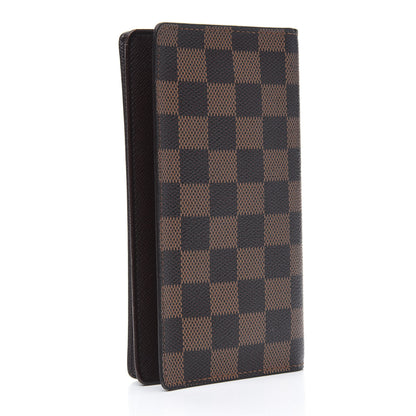 Louis Vuitton Damier Ebene Porte-Cartes Credit Yen Checkbook Wallet 3 of 15
