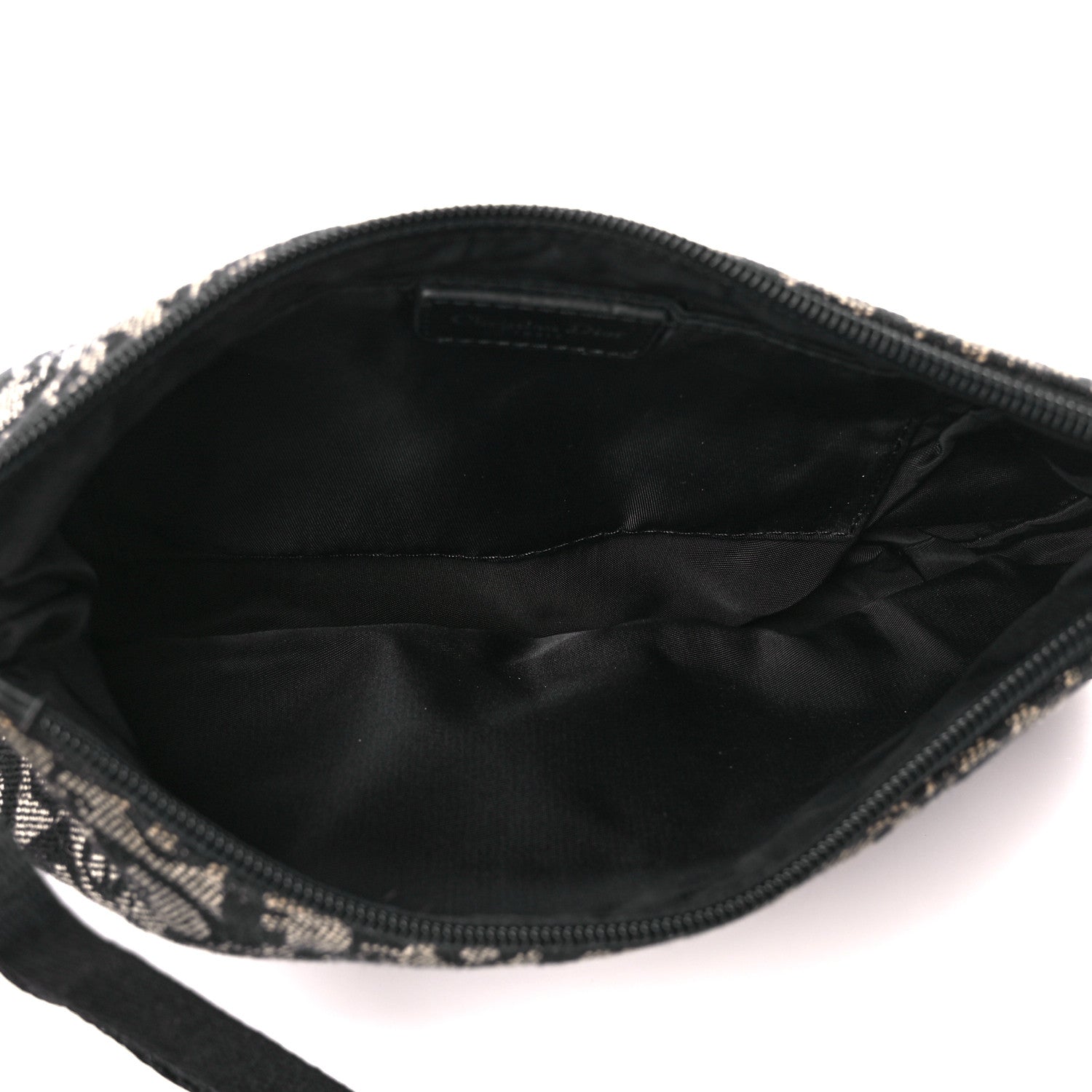 Christian Dior Monogram Shoulder Bag Pochette Black 5 of 11