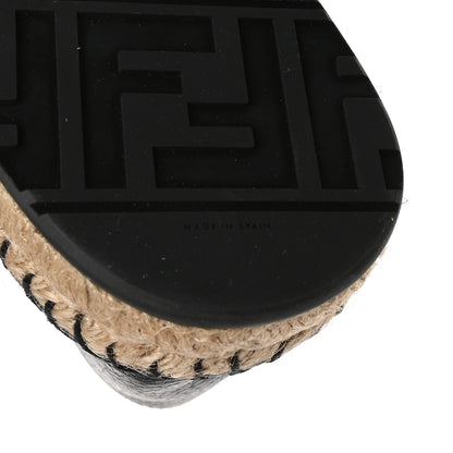 Fendi Zucca FF Mens Espadrilles 10 Maya Black 7 of 9