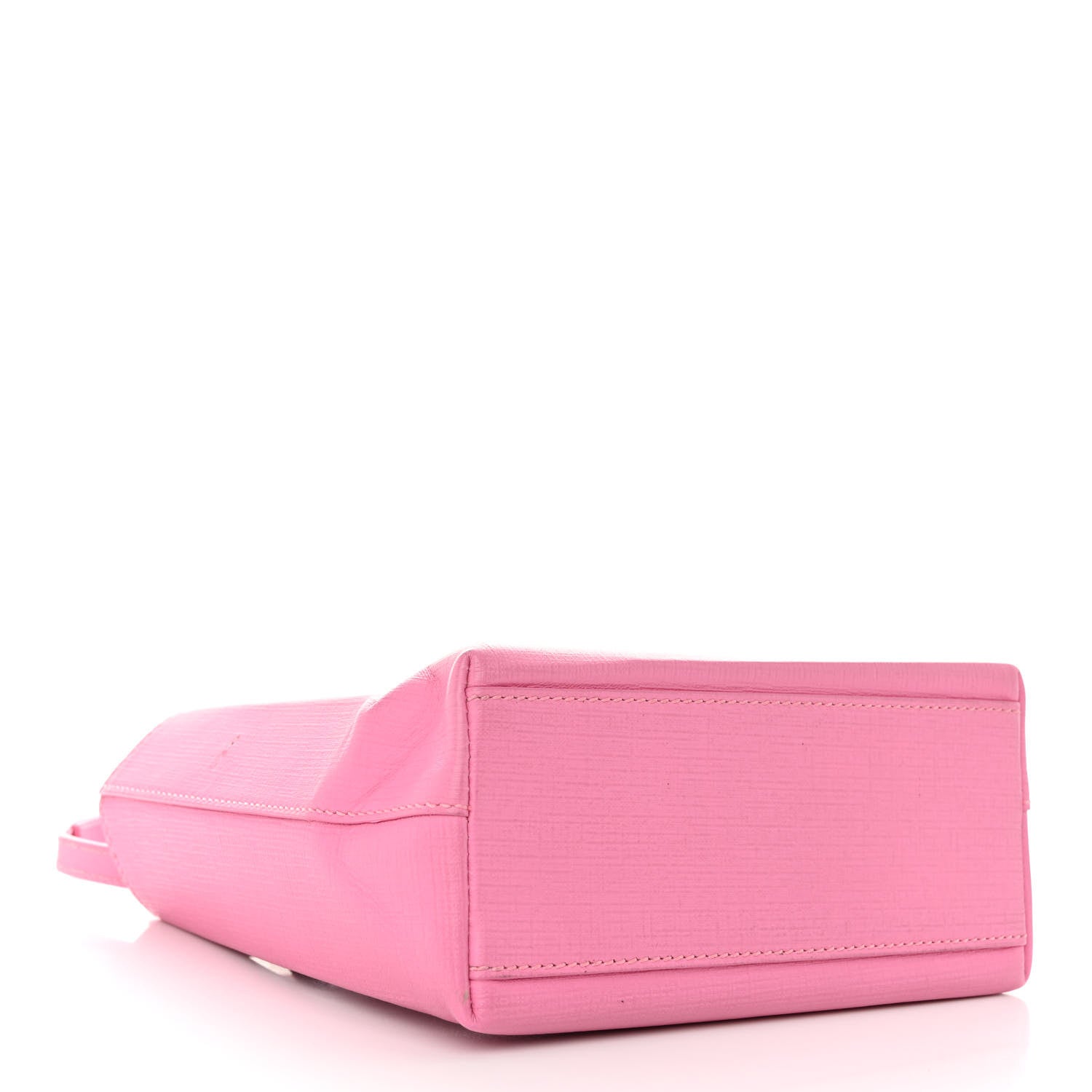 Balenciaga Squared Calfskin Logo Shopping Tote XXS Baby Pink 4 of 9
