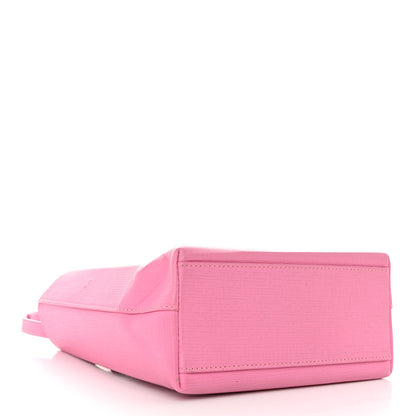 Balenciaga Squared Calfskin Logo Shopping Tote XXS Baby Pink 4 of 9