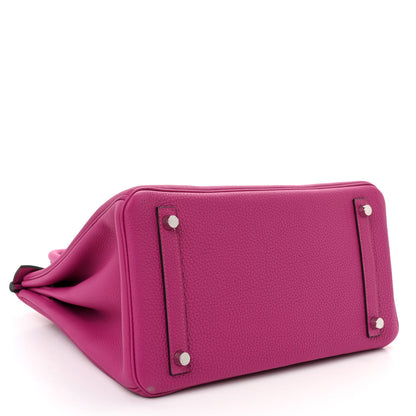 Hermes Togo Birkin 30 Rose Pourpre 4 of 12