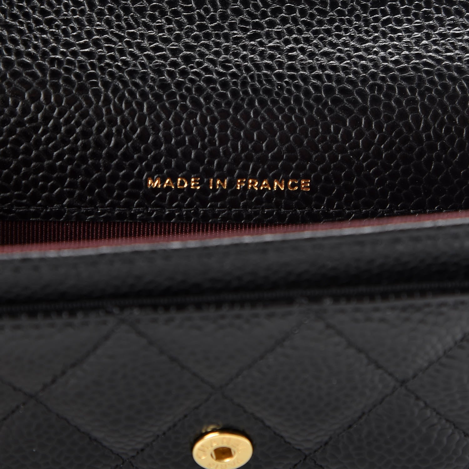 Chanel Caviar Quilted Flap Card Holder Wallet Black 7 of 9