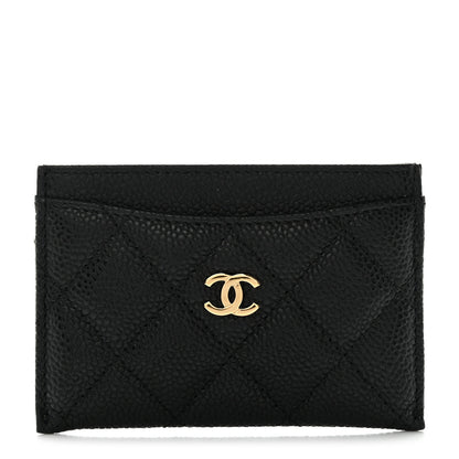 Chanel Caviar Quilted Card Holder Black 1 of 9