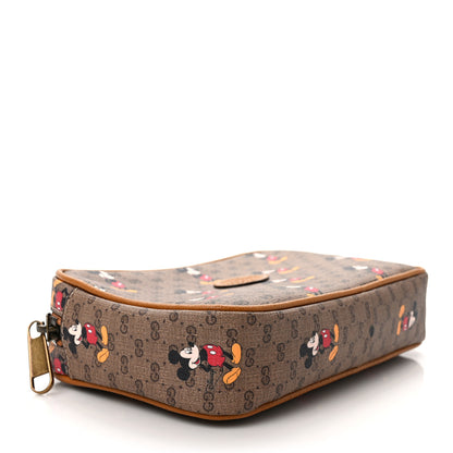 Gucci X DISNEY Mini Vintage GG Supreme Monogram Mickey Mouse Small Belt Bag 90 36 Beige Vintage Sun Oil 4 of 10