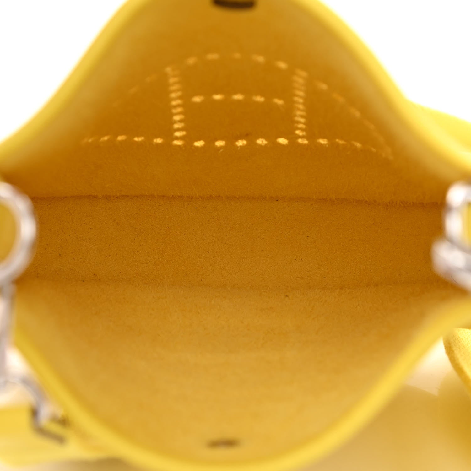 Hermes Taurillon Clemence Evelyne TPM Lime 5 of 11