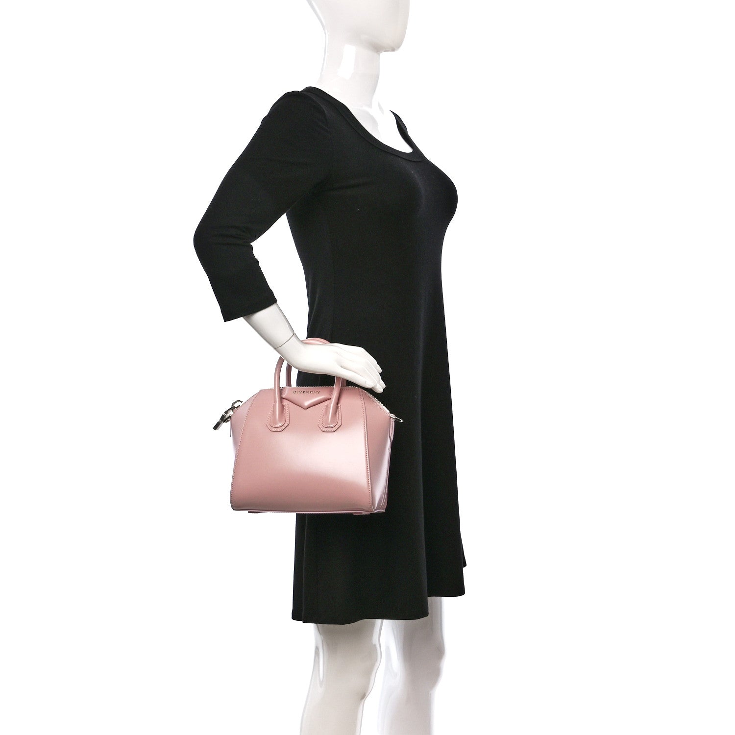 Givenchy Box Calfskin Mini Antigona Bag Pink 2 of 8