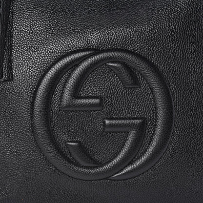 Gucci Pebbled Calfskin Large Soho Hobo Black 11 of 11