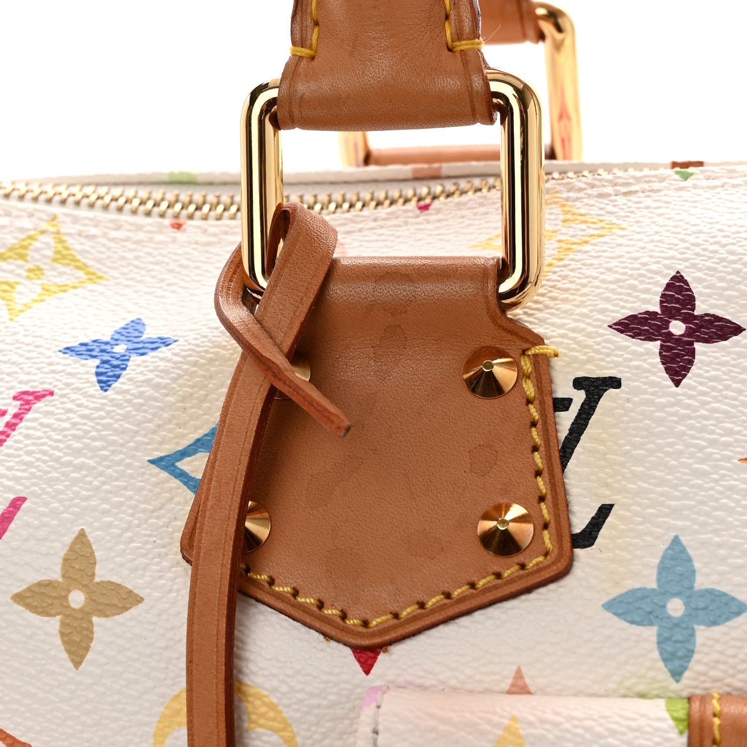 Louis Vuitton Monogram Multicolor Speedy 30 White 13 of 14
