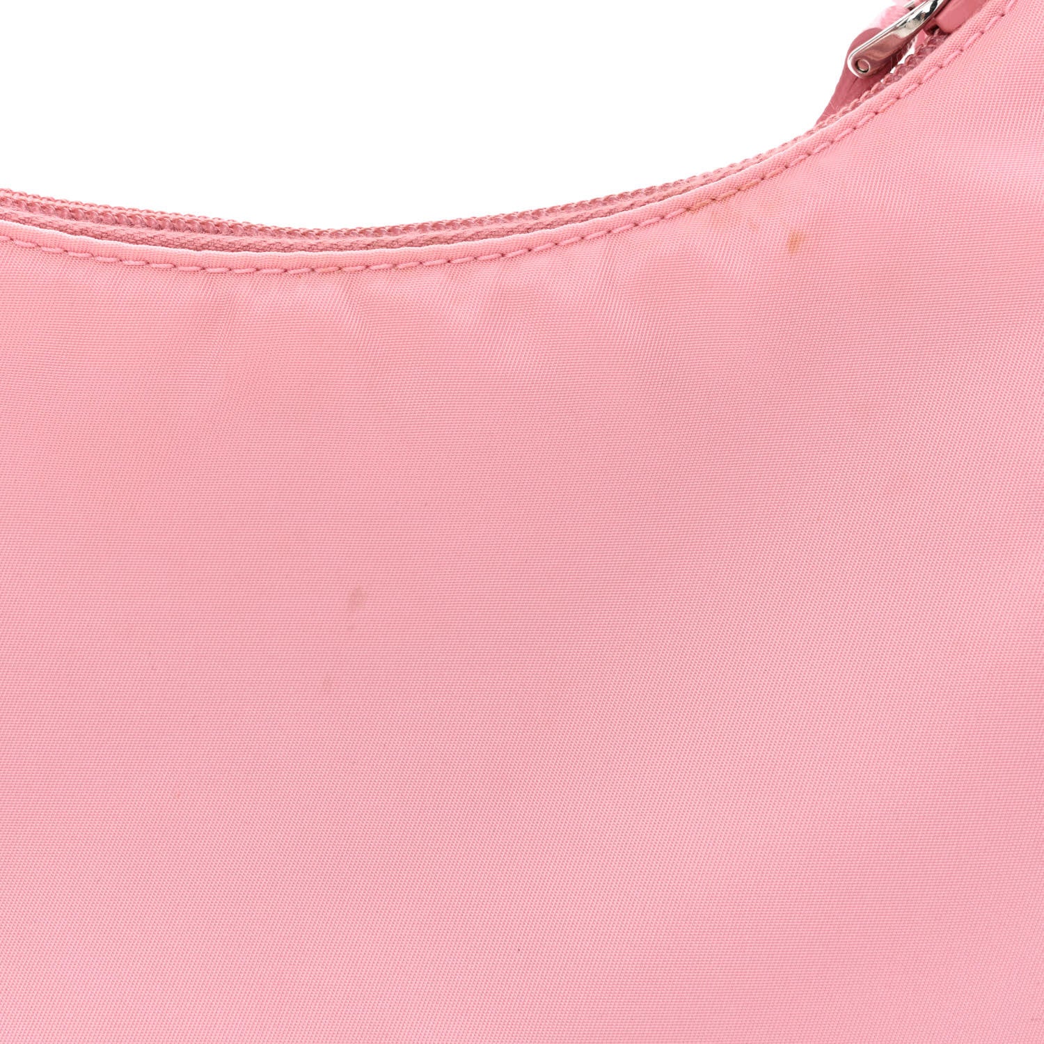 Prada Tessuto Nylon Saffiano Mini Re-Edition 2000 Bag Rosa 12 of 13