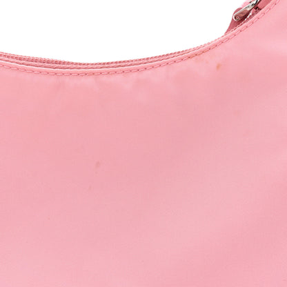 Prada Tessuto Nylon Saffiano Mini Re-Edition 2000 Bag Rosa 12 of 13