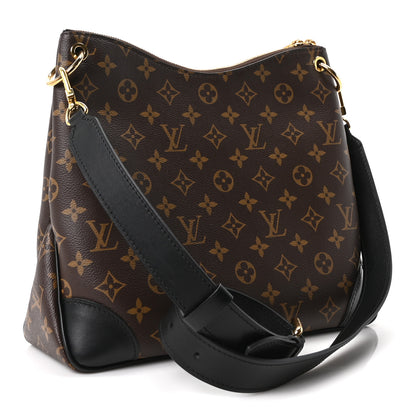 Louis Vuitton Monogram Odeon MM Black 2 of 8