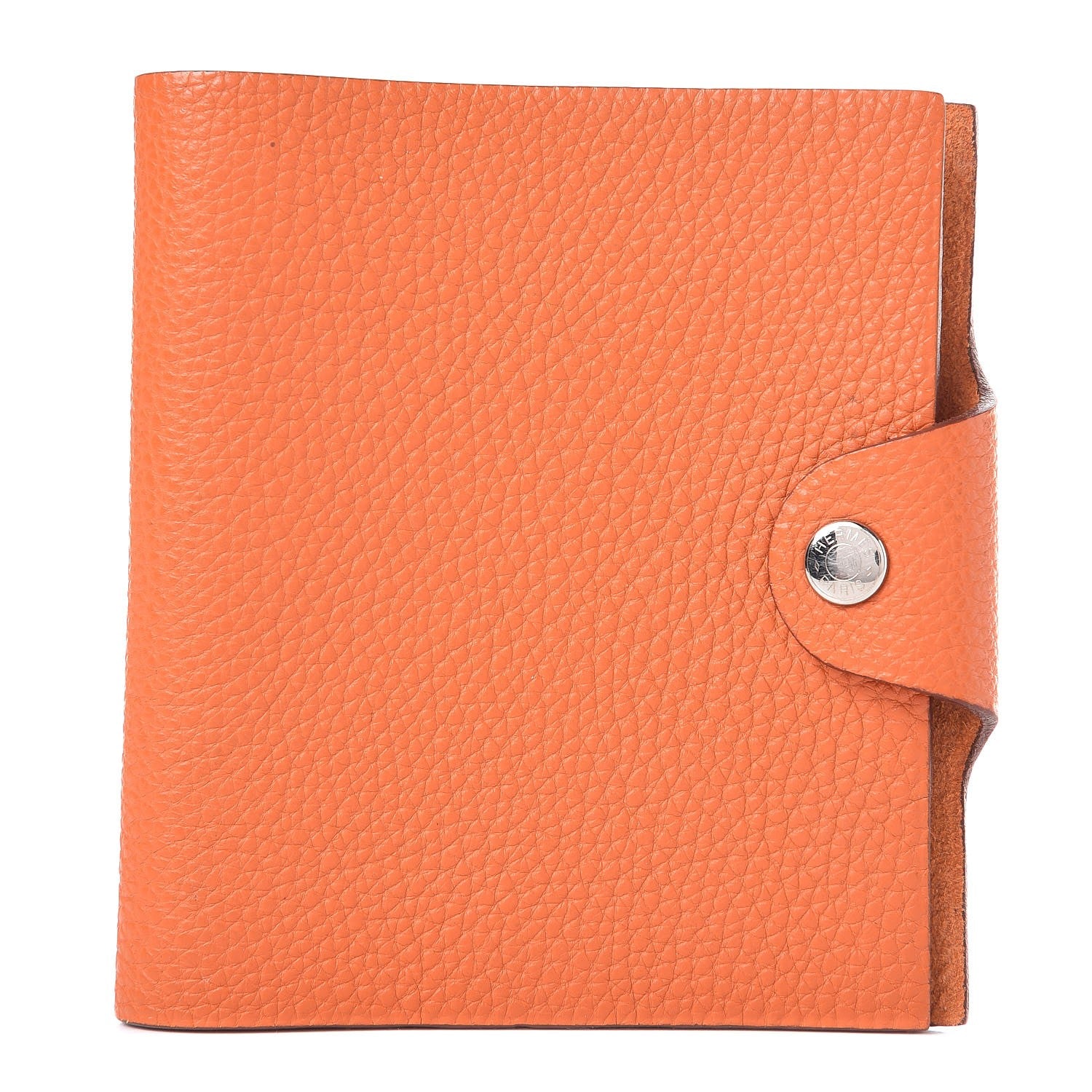 Hermes Togo Ulysse Mini Notebook Orange 1 of 7