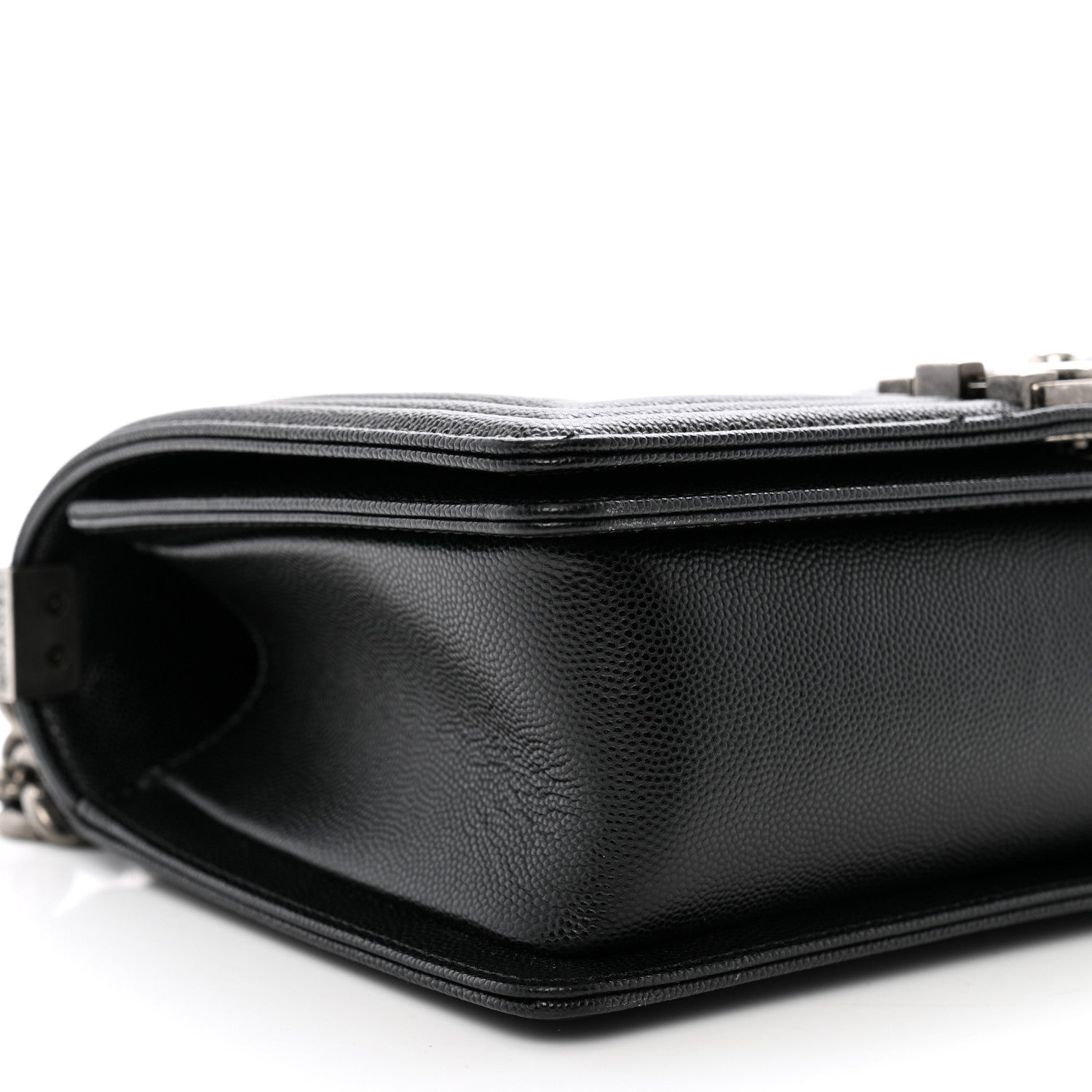 Chanel Caviar Quilted Medium Boy Flap Black 9 of 10