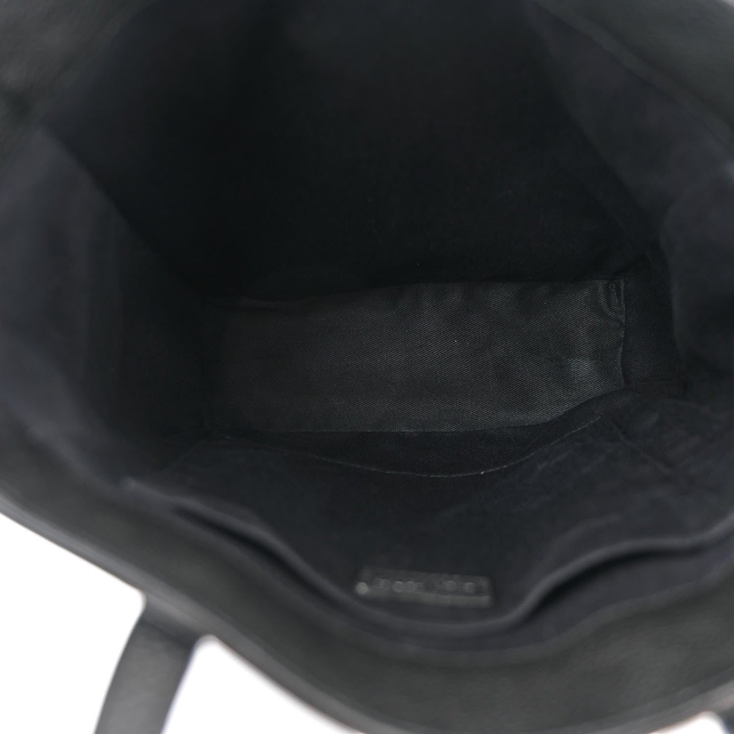 Jimmy Choo Soft Grainy Calfskin Star Studded Mini Pegasi Tote Black 5 of 11