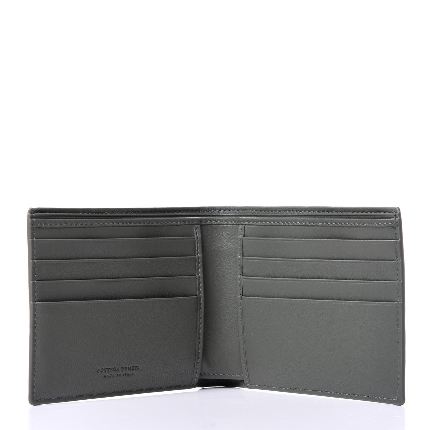 Crocodile Bi-Fold Wallet Grey