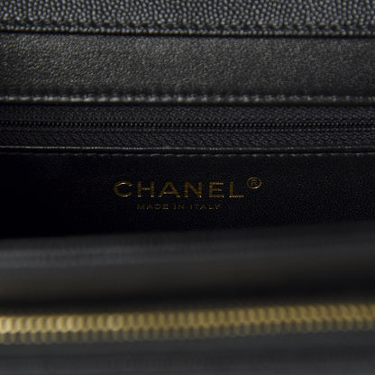 Chanel Caviar Quilted Medium Business Affinity Flap Black 7 of 10