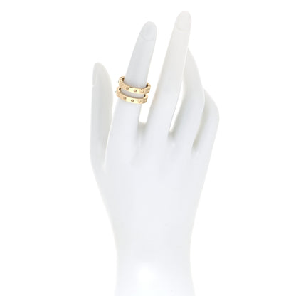 Roberto Coin 18K Yellow Gold Double Symphony Pois Moi Band Ring 54 6.75 2 of 4