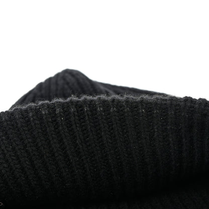 Louis Vuitton Wool LV initials Monogram Beanie Hat Black 7 of 7