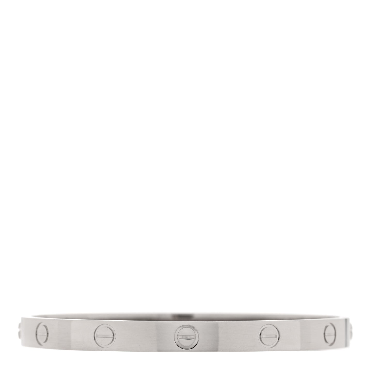 18K White Gold LOVE Bracelet 18