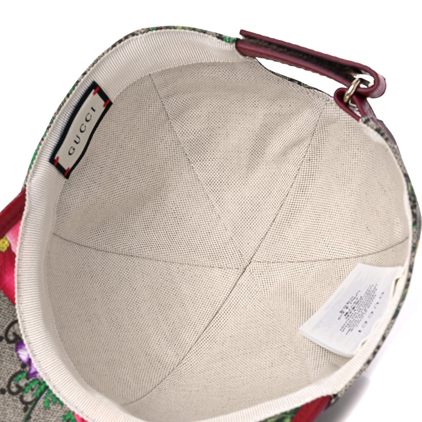 GG Supreme Flora Claudia Baseball Hat 55 XS Red