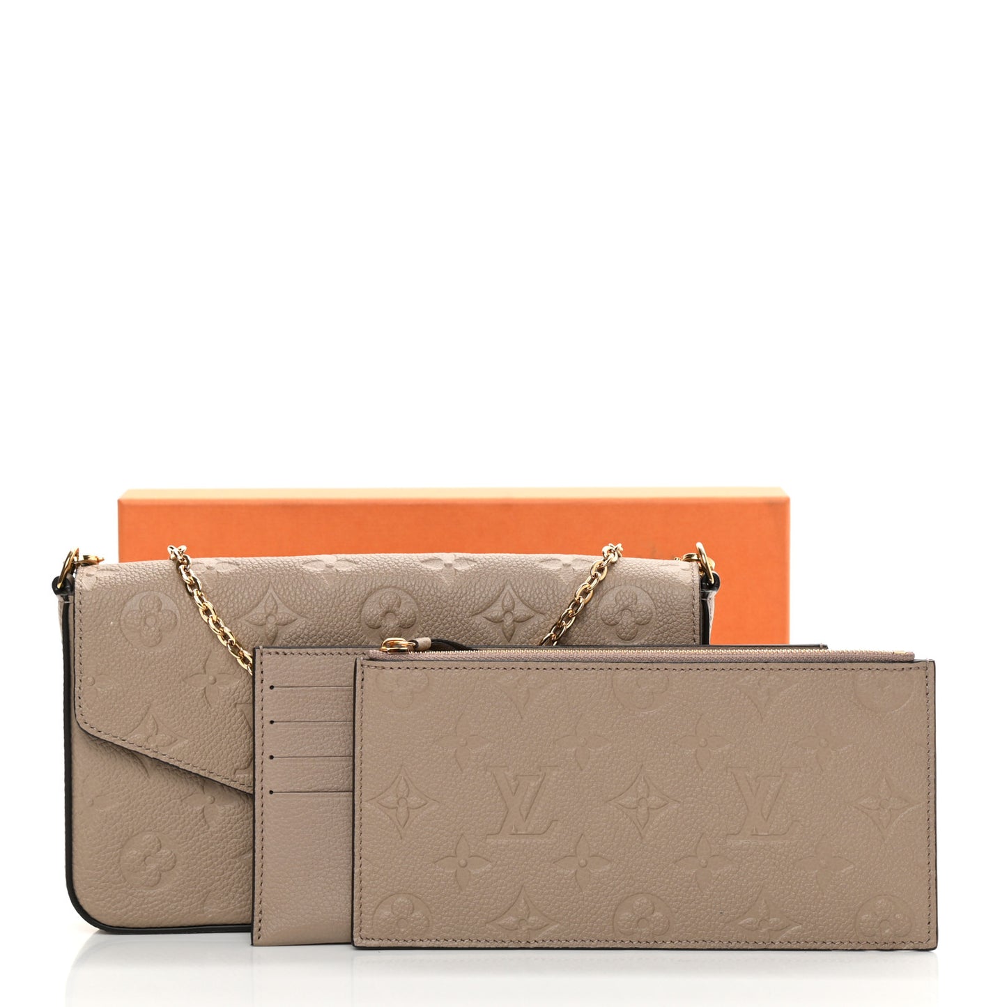 Empreinte Pochette Felicie Chain Wallet Tourterelle