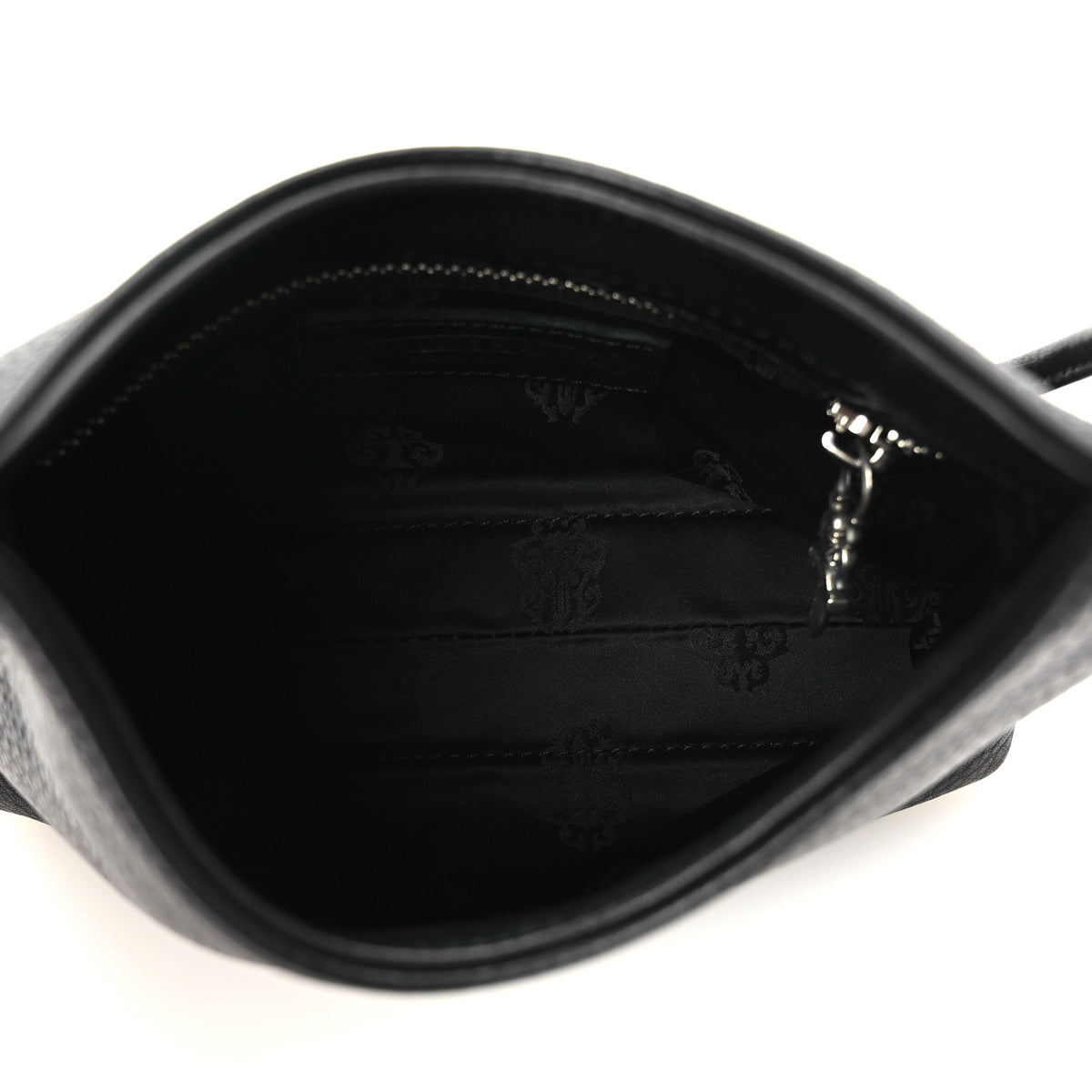 Chrome Hearts Grained Calfskin Viv Dagger Hobo Bag Black 5 of 10