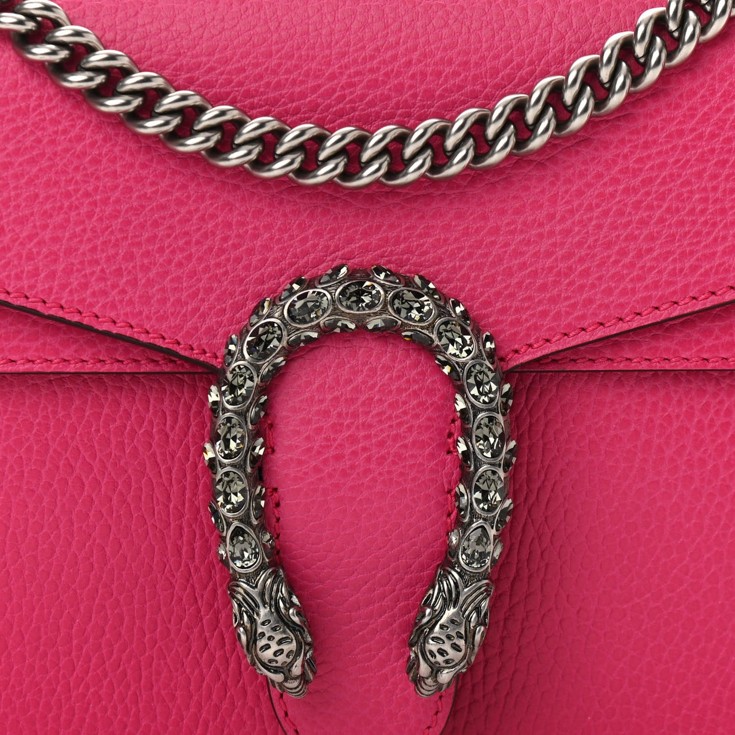 Dollar Calfskin Small Dionysus Shoulder Bag Box Pink