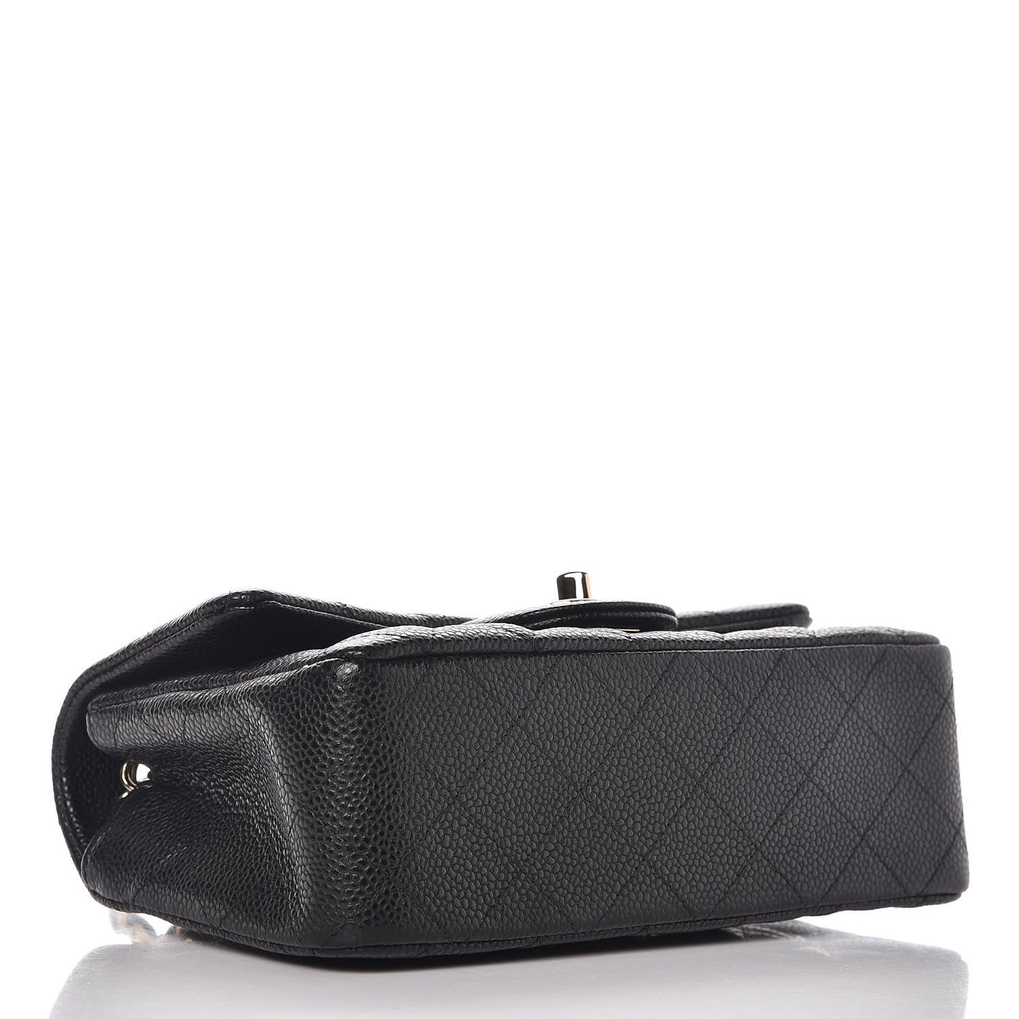 Caviar Quilted Mini Rectangular Flap Black