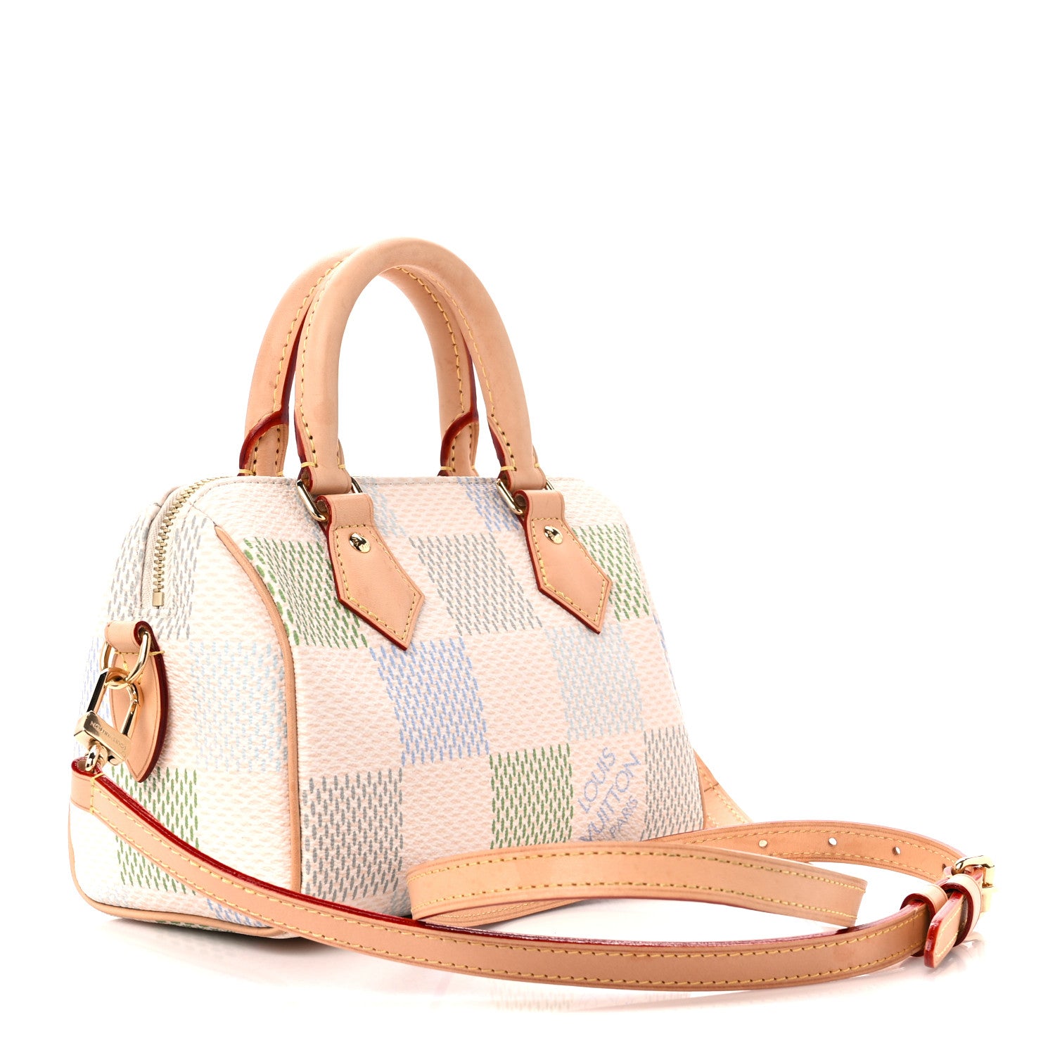 Louis Vuitton Damier Giant Speedy Bandouliere 20 Pistachio 3 of 12