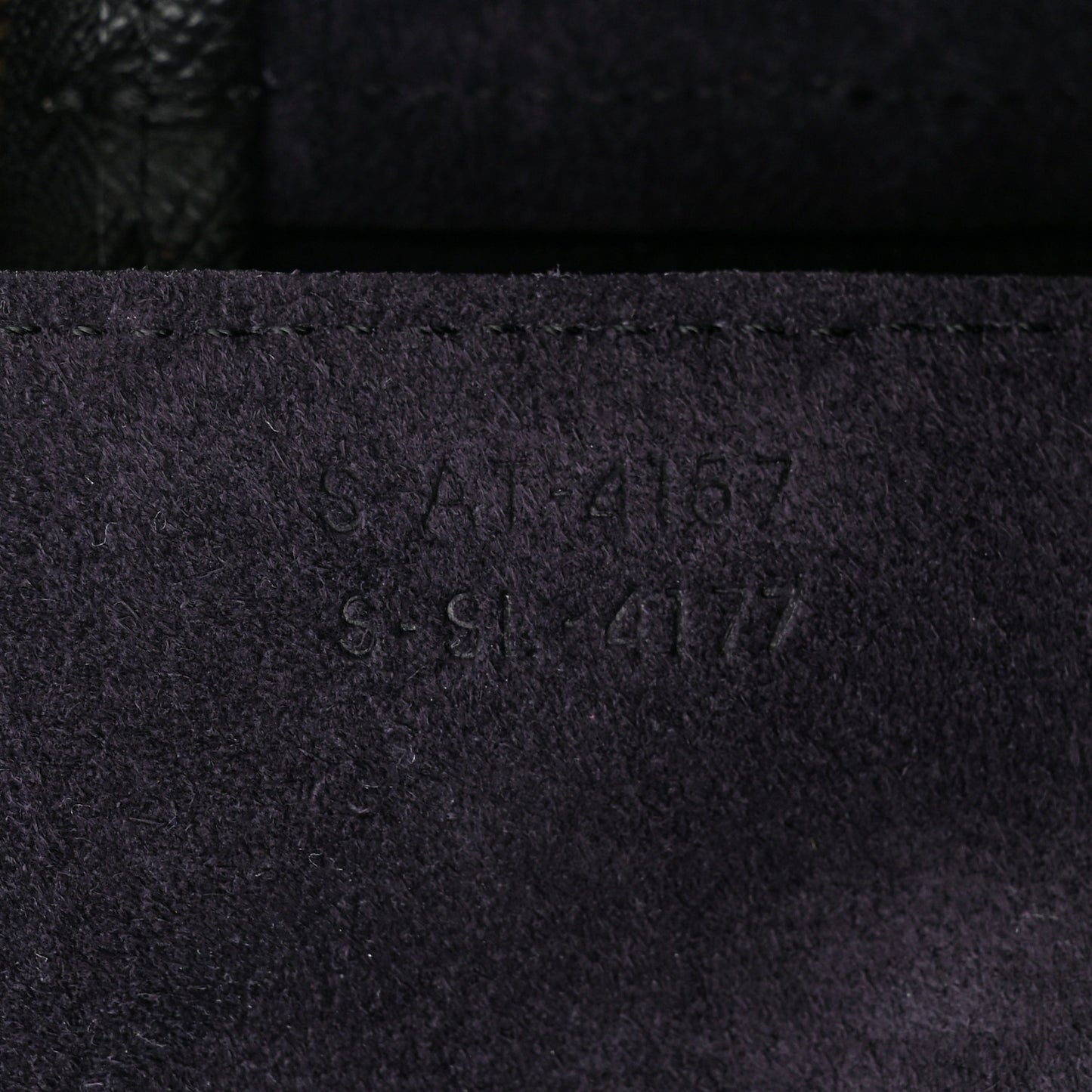 Grained Calfskin Micro Belt Bag Black